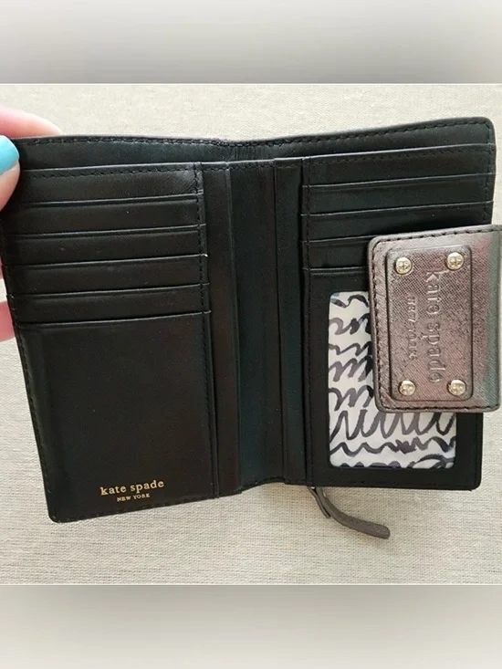 Kate Spade Silver Wallet - Picture 2 of 8